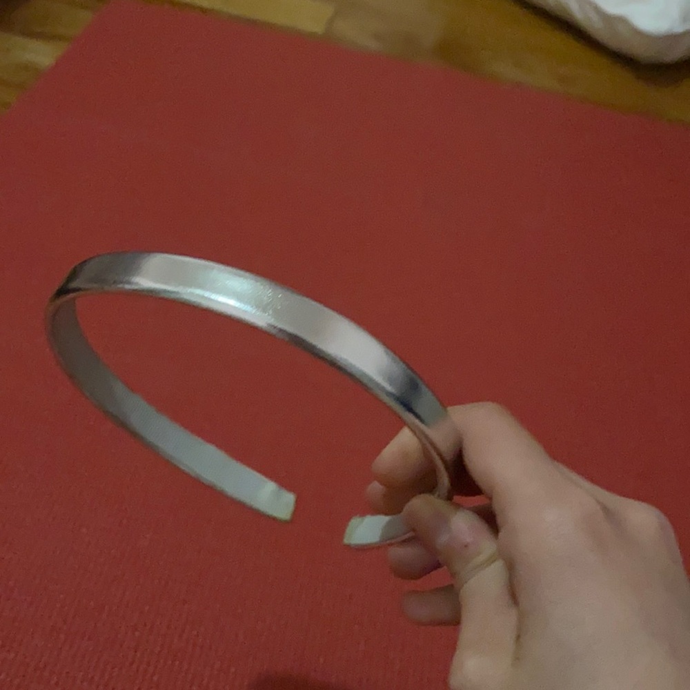 Silver head band
